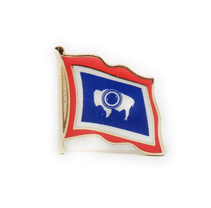 Wyoming State Flag Lapel Pin