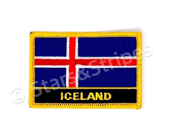 Iceland Flag Embroidered Patch
