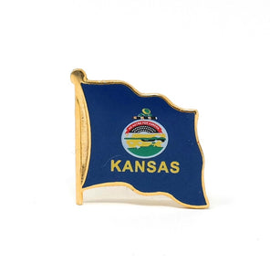 Kansas State Flag Lapel Pin