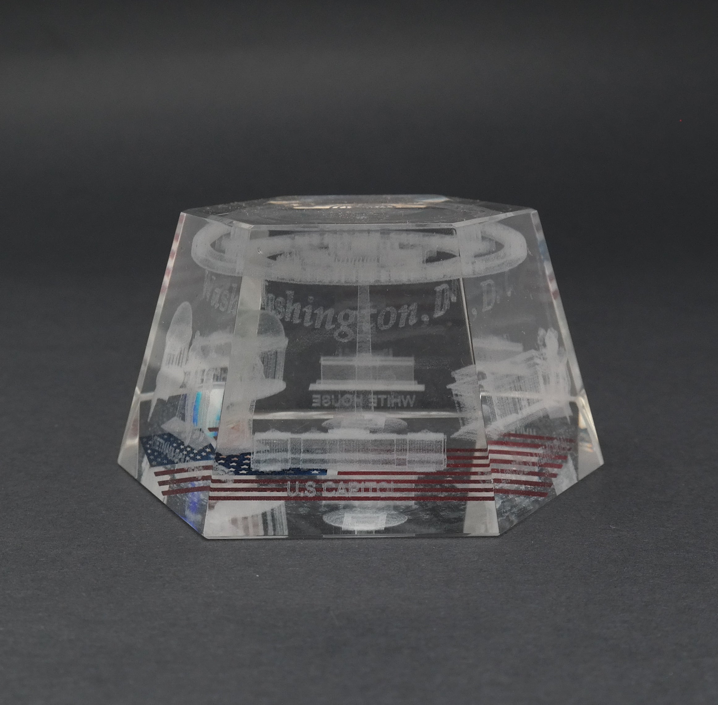 Washington DC Pentagon Shaped Crystal
