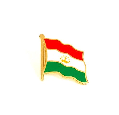 Tajikistan Flag Lapel Pin