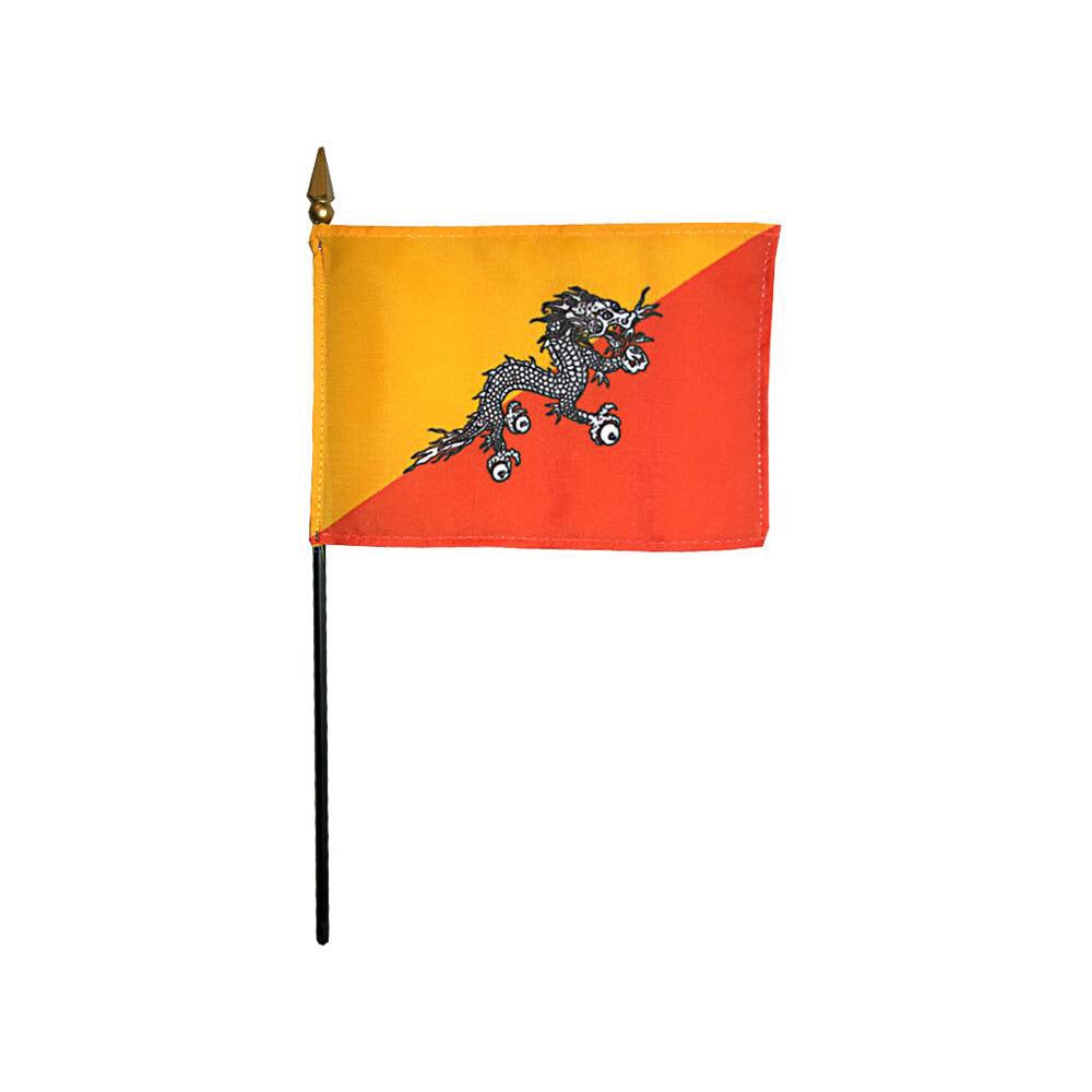 Bhutan Stick Flag