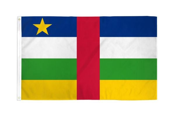 Central African Republic Flag 3x5ft