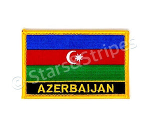 Azerbaijan Flag Embroidered Patch