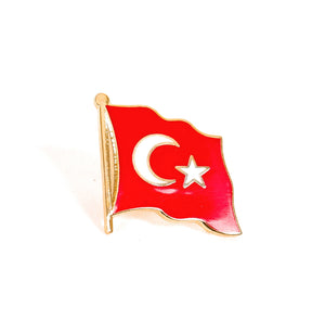 Turkey (Türkiye) Flag Lapel Pin