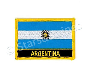 Argentina Flag Embroidered Patch