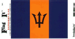 Barbados Flag Decal Sticker