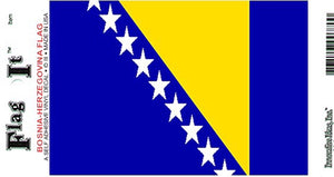 Bosnia-Herzegovina Flag Decal Sticker