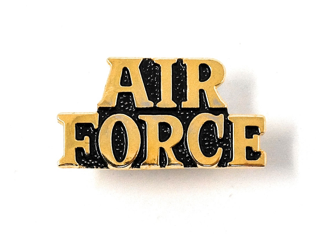 Air Force Letter Bar Lapel Pin