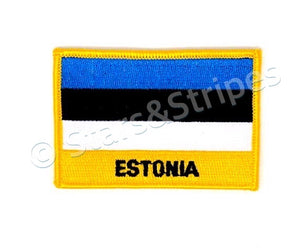 Estonia Flag Embroidered Patch