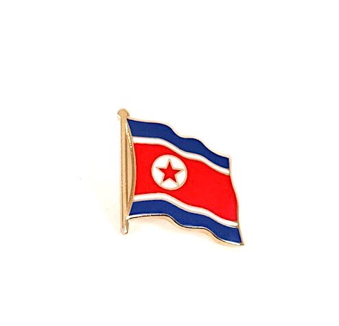 North Korea Flag Lapel Pin