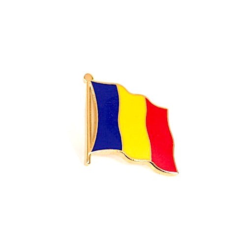 Chad Flag Lapel Pin