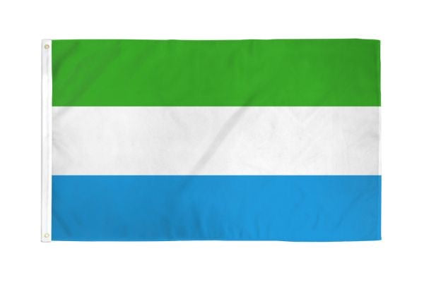 Sierra Leone Flag 3 ft x 5 ft