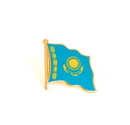 Kazakhstan Flag Lapel Pun