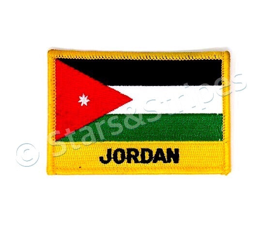 Jordan Flag Embroidered Patch