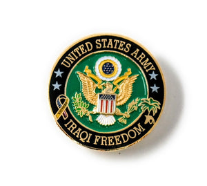 US Army Iraqi Freedom Collectable Lapel Pin