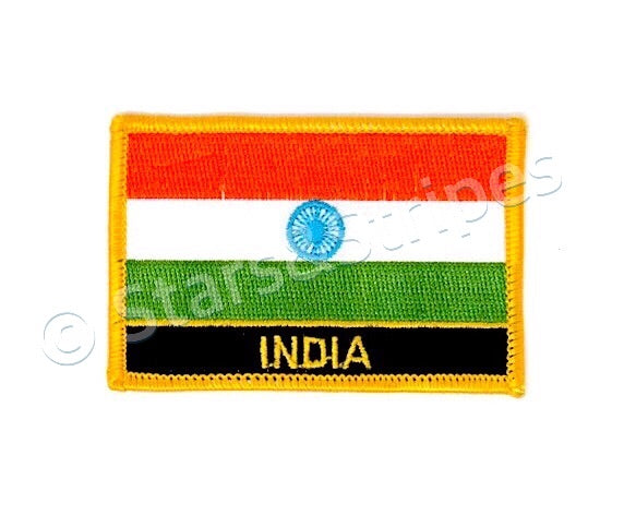 India Flag Embroidered Patch
