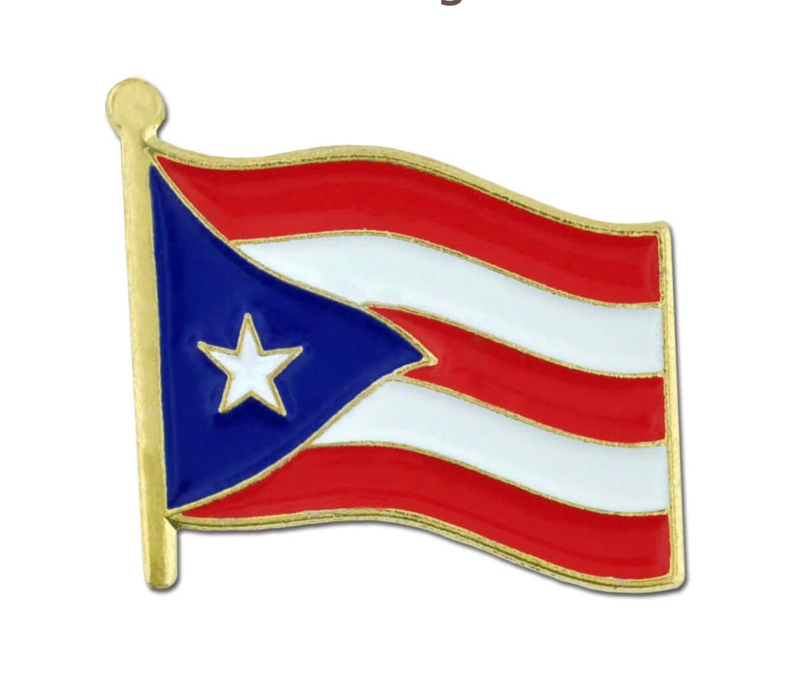 Puerto Rico Flag Lapel Pin