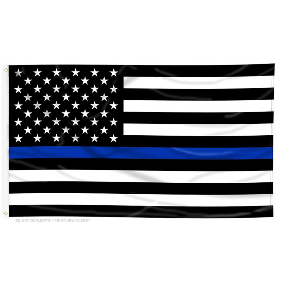 Thin Blue Line Flag 3x5FT