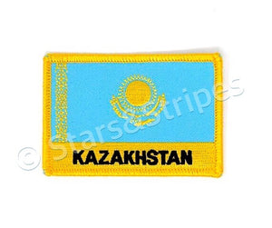 Kazakhstan Flag Embroidered Patch