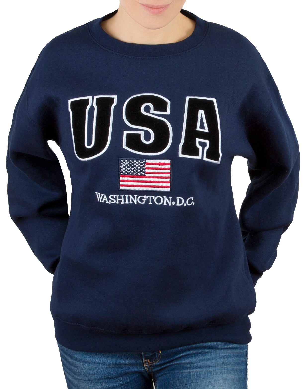 USA Embroidered Crewneck (3 Colors)