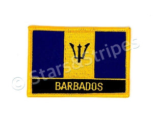 Barbados Flag Embroidered Patch