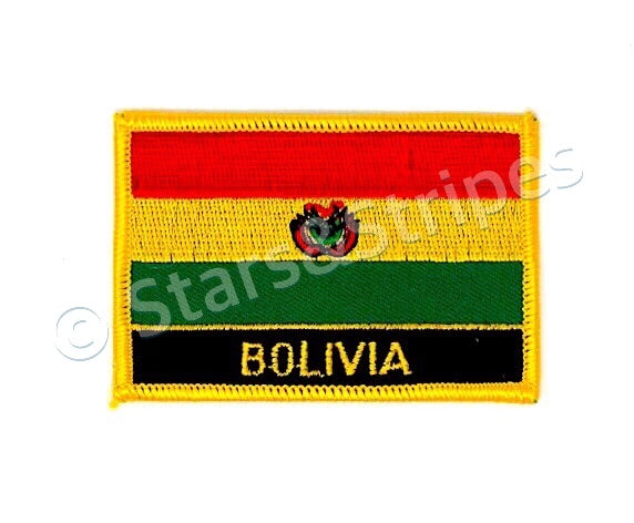 Bolivia Flag Embroidered Patch