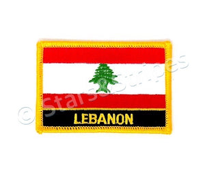 Lebanon Flag Embroidered Patch